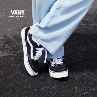 VANS 官方 Brooklyn LS黑色简约复古女鞋板鞋