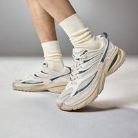 特步 男复古鞋千禧老爹鞋增高休闲鞋子轻质舒适透气秋