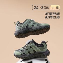 泰兰尼斯 秋款儿童运动鞋男童女童时尚轻便校园鞋小童透气舒适老爹运动鞋