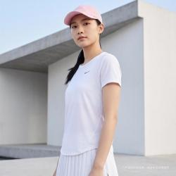 NIKE 夏季Dri-FIT透气通勤百搭 女子运动短袖T恤