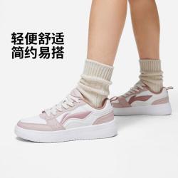 李宁 休闲鞋女鞋板鞋女士经典时尚滑板鞋低帮运动鞋