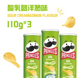 品客 薯片洋葱原味薯片小吃休闲零食中秋膨化食品聚会露营
