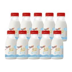 优诺 4.0+鲜牛乳低温奶250ml*10瓶巴氏杀菌牛乳