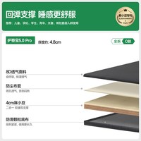 麻大师 0胶水护脊宝5.0软床垫加硬神器麻小豆薄款护腰脊硬床垫家用