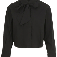 ZARA 女士纯棉长袖短款衬衫