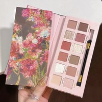 眼影盘日常淡妆大地色干枯玫瑰腮红眼线亮晶晶高光修容综合盘正品