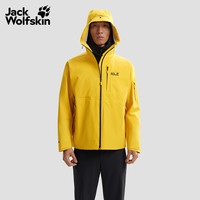 Jack Wolfskin 狼爪 14峰 Pro 登山徒步三合一冲锋衣 A66922 男款 风蚀岩金 XXL