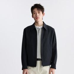 利郎LESS IS MORE 行政夹克男拉链翻领通勤防风外套