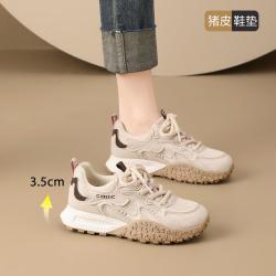 则则 真皮垫 女士运动鞋