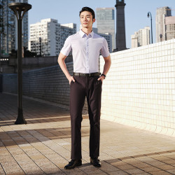 雅戈尔 短袖衬衫男 多组份面料衬衫凉感衬衫