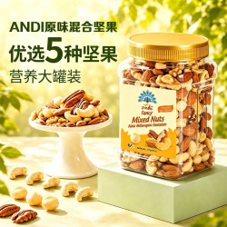 丹帝 精选原味 无盐混合坚果1130g