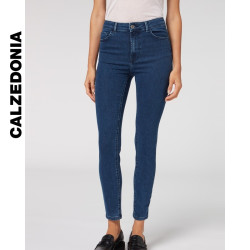 Calzedonia 卡泽意袜女春夏休闲修身高腰提臀牛仔裤MIP900