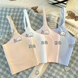 发育期女童冰丝无痕内衣女学生7-14岁背心运动透气哺乳文胸一阶段
