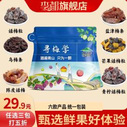 李都 [新品包邮]李都休闲什锦多味梅子果干 酸甜开胃蜜饯零食 李都芒果话梅粒108g*1袋