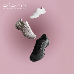ecco BIMO C运动鞋女 26年秋季新款防水百搭舒适经典跑步鞋 健步 黑色37