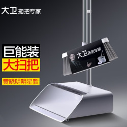 大卫 防风扫把簸箕套装 家用扫地笤 加厚加宽 防风簸箕 1把 组合装