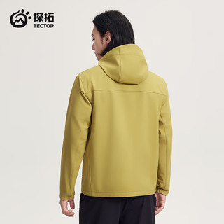 探拓 防风防泼水保暖 男款软壳衣