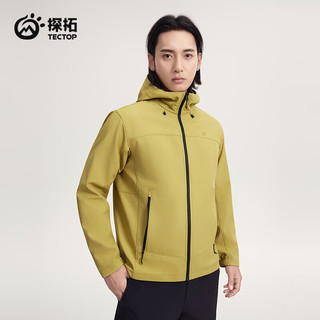 探拓 防风防泼水保暖 男款软壳衣