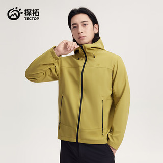 探拓 防风防泼水保暖 男款软壳衣