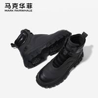 马克华菲 马丁靴冬季新款加绒棉鞋雪地靴