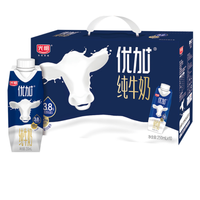 光明 优加纯牛奶250ml*10盒 100%生牛乳梦幻盖限北京地区
