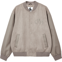 JACK&JONES 226121018 宽松棒球领夹克 月岩灰 S