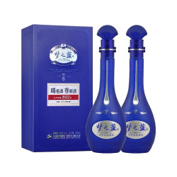洋河 梦之蓝M6-40.8度 浓香型白酒 500ml*2瓶 含礼袋