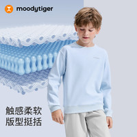 moodytiger 空气层柔软透气 炭黑色 140 儿童卫衣