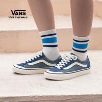 VANS 官方 Style 136 Decon VR3 SF水兵月蓝侧边条纹板鞋