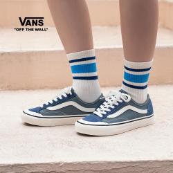 VANS 官方 Style 136 Decon VR3 SF水兵月蓝侧边条纹板鞋