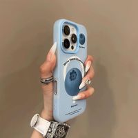 C 百搭耐看!日本SIONOSI一颗大蓝莓适用Phone17/16ProMax/15pro磁吸磨砂果冻苹果手机壳13