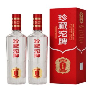 沱牌 珍藏红金版浓香型白酒50度500ml双支纯粮食酒送礼长辈婚宴酒