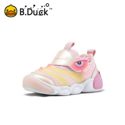 B.Duck 童鞋 透气软底学步鞋 男女童跑步运动机能鞋