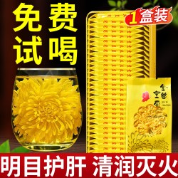 沁晚香 金丝皇菊特级大菊花一朵一杯枸杞胎菊清解热毒泡水正品官方旗舰店