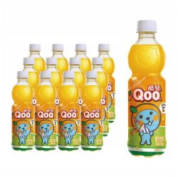 美汁源 酷儿橙汁450ml*12瓶