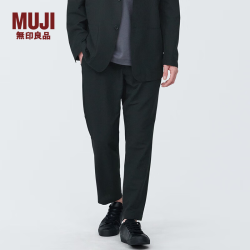 無印良品 MUJI 【易干弹力】早秋款男装休闲裤AE0X7A4S