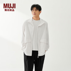 無印良品 MUJI 【不易沾水】弹力拉链夹克 AD0Z8A6S
