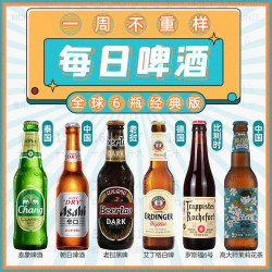 击倒巨人 全球6瓶精酿啤酒德国进口组合罗斯福迷失海岸打嗝海狸喜力艾丁格
