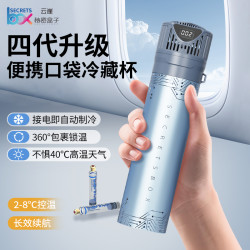 秘密盒子 冷藏盒智能便携充电式专用车载迷你小冰箱可上飞机冷藏杯