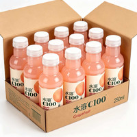 农夫山泉 250ml*6/12瓶农夫山泉正品水溶C100小瓶装复合果柠檬西柚味汁饮料