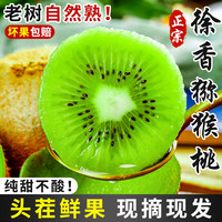 亨迅 正宗陕西周至徐香猕猴桃绿心奇异果非翠香中秋国庆新鲜水果礼盒 5斤净重4.5斤