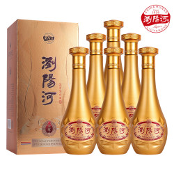瀏陽河 52度 浓香型白酒 500mL*6瓶 礼盒装