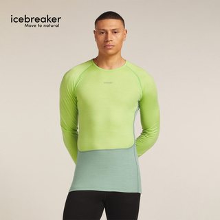 icebreaker 美利奴羊毛 ZoneKnit保暖长袖T恤 男款