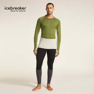 icebreaker 美利奴羊毛 ZoneKnit保暖长袖T恤 男款