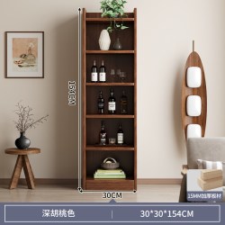 蔓斯菲尔 实木生态板酒柜靠墙客厅置物架展示柜中小户型2024年新款家用小型