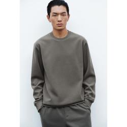 UR UR2025春秋季简约休闲日常加厚圆领卫衣UMB450043