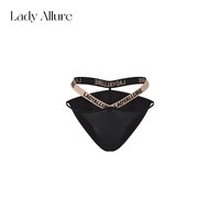 LADYALLURE LAGirl's·漫感律动丨休闲时尚交叉露腰字母性感健身莫代尔女内裤
