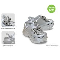 crocs 复古小鲸鱼璀璨蝴蝶厚底洞洞鞋凉鞋女鞋
