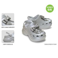 crocs 复古小鲸鱼璀璨蝴蝶厚底洞洞鞋凉鞋女鞋