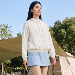 NIKE 春秋季日常通勤休闲出街女子连帽梭织拉链夹克外套